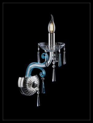 Wall lamp Bohemia Chandelier antique style wall lamp lights blue