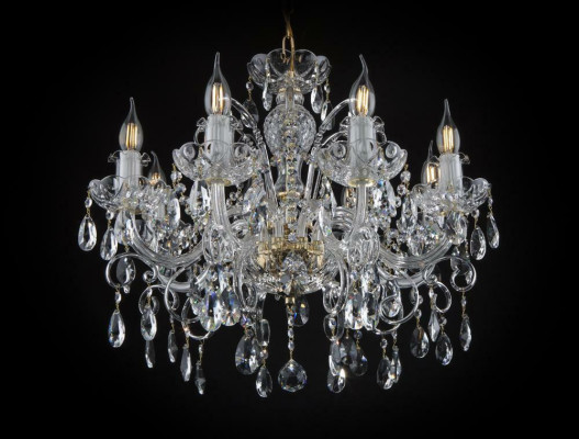Noble Design Lamp with Crystal Stones Candlestick Chandelier Lamps Ceiling Lights