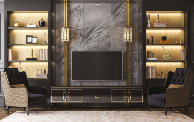Modern Living room TV Lowboard Design Furnishings luxurious new Wood Furniture