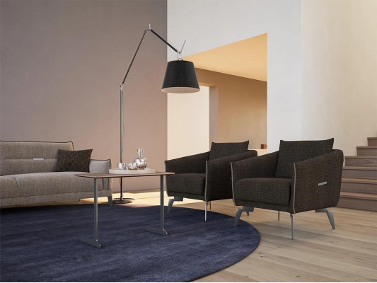 Luxury sofa three-seater couch furniture 2x armchair sofa set upholstered furniture 4 pieces.