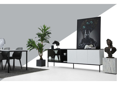 Sideboard Chest of drawers Sideboard Wood Modern White Living room Chests of drawers Design