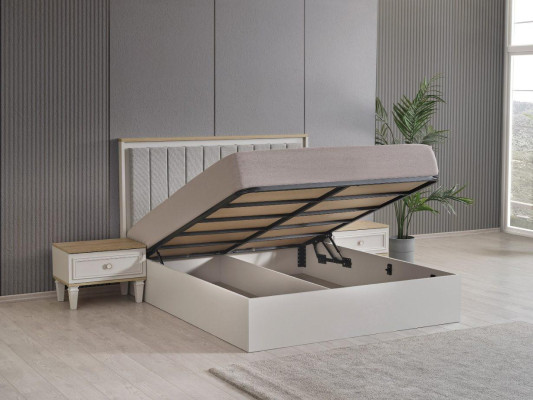 Complete e Bedroom Furniture Modern Beds Wood 6 Pieces Bedroom Grey