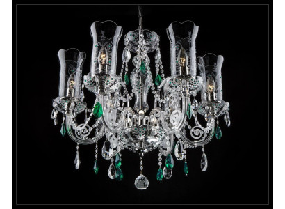 Design Bohemia Chandelier Ceiling Lights Blue Crystal Lamp Lights