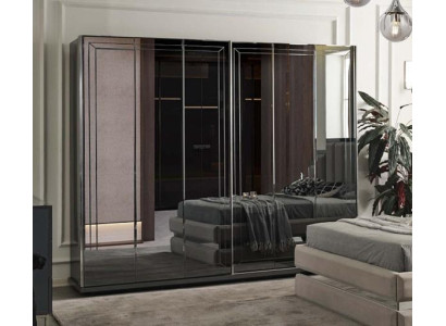 Modern Wardrobe Noble Bedroom Furniture Designer Glass Cabinet
