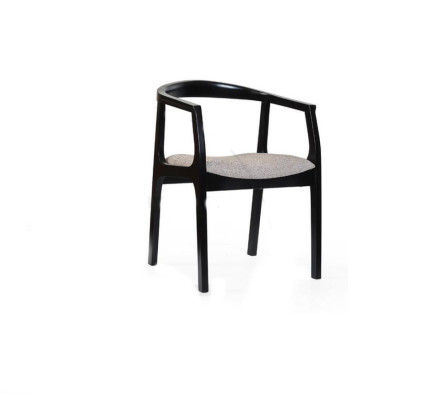 Black Beige Dining room Chair Dining room Chairs Designer Armchairs