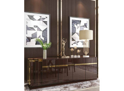 Luxury Moder design Sideboard Modern Chest of drawers Living room Wood Chests of drawers