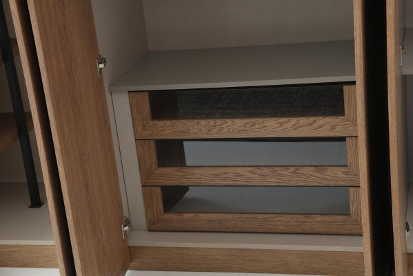 Wardrobe Wardrobe Wood Modern Brown Clothes Bedroom Wardrobe