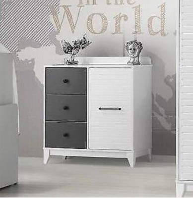 Chic bright chest of drawers: stylish furnishings for your children's room