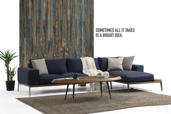 Corner sofa L-shape Sofa Living room Gray Modern Fabric Sofas Seater Design