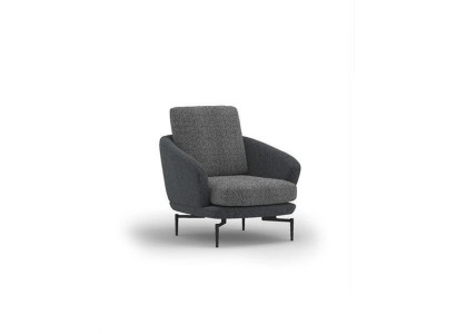Gray Armchair Luxury Upholstered furniture Living room Design Textile Upholstered Armchair new