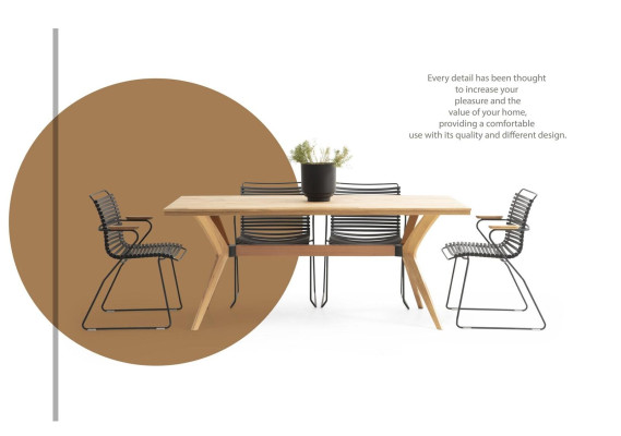 Dining set dinette Dining room Dining table Chairs Set 5pcs Brown Wood Modern