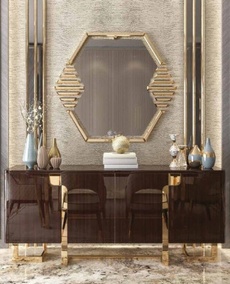 Luxury Living room Sideboard brown Chest of drawers Modern Furniture Design Set new
