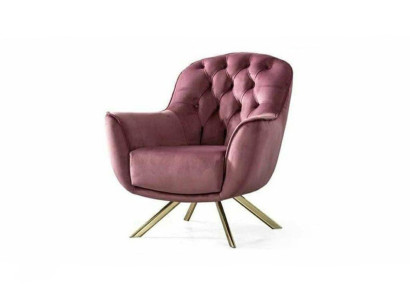 Designer Chesterfield Armchair exclusive r Upholstery Living room single seater
