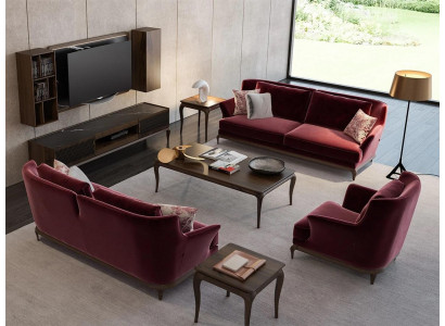 Luxury new Sofa set Living room Furnishings Design Fabric Sofa Armchair