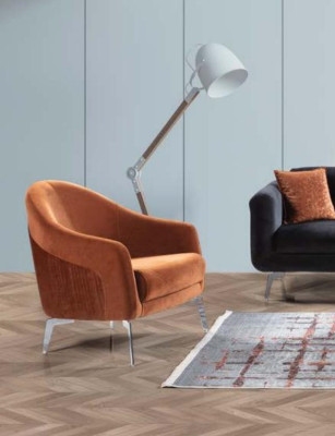 Luxury Suite Set 3-piece Sofa set 3+3+1 Seater Brown Armchair Sofas