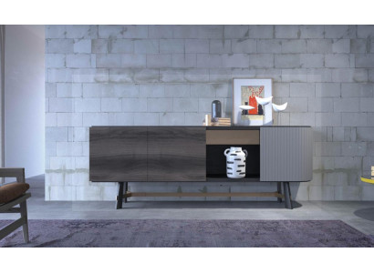 Sideboard Chest of drawers Wood Sideboard Wardrobe Dining room Modern Black
