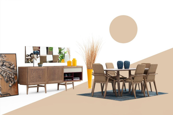 Sideboard Chest of drawers Sideboard Wood Modern Brown Living room Chests of drawers