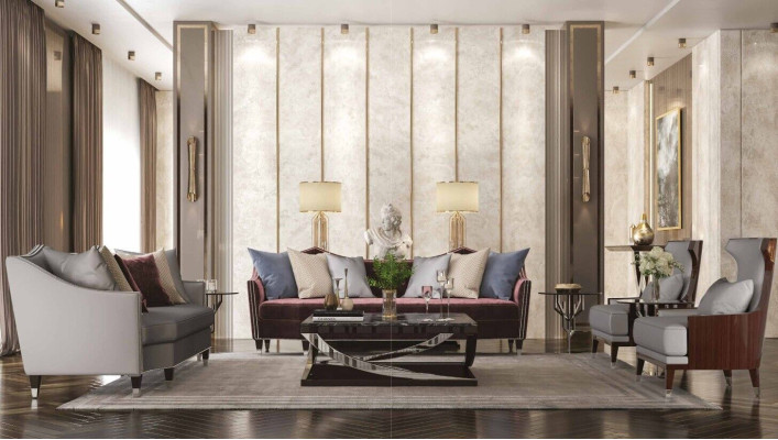 Luxury Living room Set Sofa set 3+3+1+1 Seater comfortable 2x Armchair new