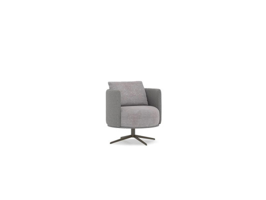 Luxury Gray Armchair Living room Upholstered furniture Modern Design new Upholstery Fabric Textile