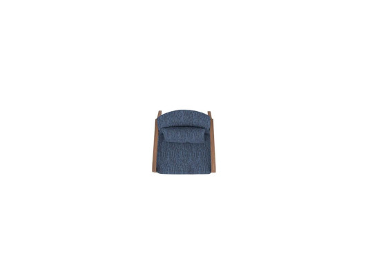 Modern Armchair Design Furnishings Living room Blue Fabric Couch Textile new