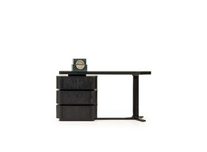 Black dressing table, dressing table, cosmetic table, Wood Console table