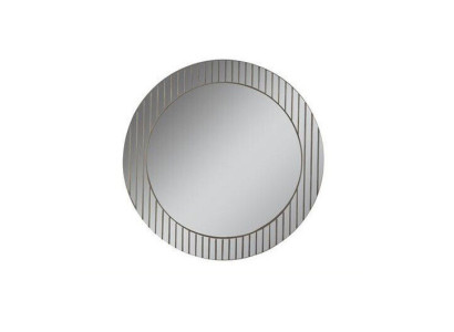 Gray round mirror designer hallway mirror modern decorative mirror luxury furniture