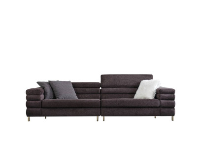 Living room Upholstered Sofas Designer 4-Seater Couch Brown Four-Seater new