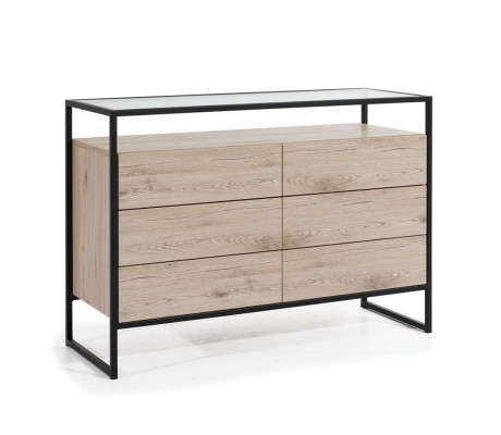 Bedroom Set Beige Bed 2x Bedside tables Chest of drawers Wardrobe new 5tlg.