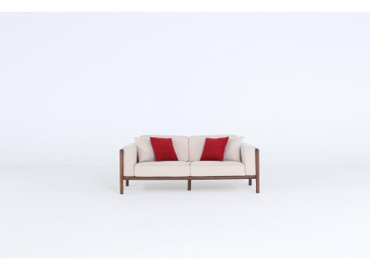 Sofa 2 Seater Two-seater Modern Fabric Sofas Design Living room new White