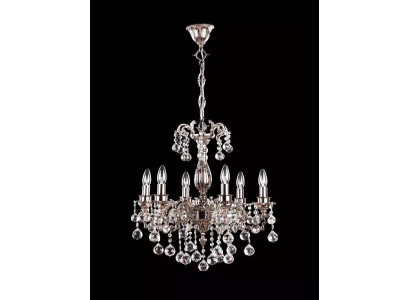 Lamp Chandelier Light fixture classic luxury Living room Chrome Crystal