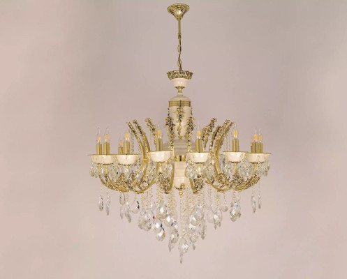 Ceiling chandelier Luxury Chandelier Ceiling lamp Luster Gold Crystal Lamp