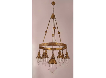 Ceiling lamp Pendant light Light fixture Living room shiny Glass Lamps