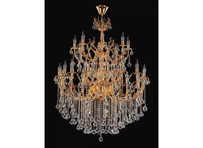 Royal Luxury Chandelier Ceiling Light Gold Ceiling lamp Luster Crystal