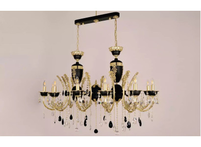 Ceiling light Luxury Chandelier Ceiling lamp Luster Crystal Black Lamp