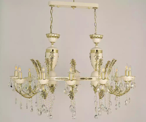 Lamp ceiling chandelier luxury chandelier ceiling lamp chandelier beige crystal