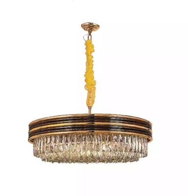 Round Light fixture Lamp Ceiling Chandelier Gold Chandelier Ceiling lamp Luster Crystal