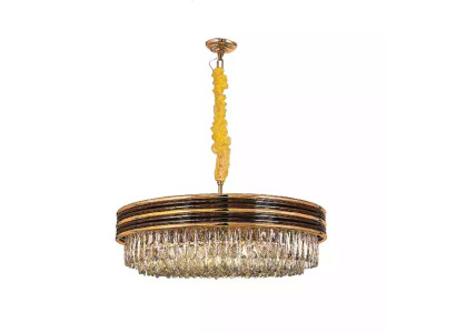 Round Light fixture Lamp Ceiling Chandelier Gold Chandelier Ceiling lamp Luster Crystal