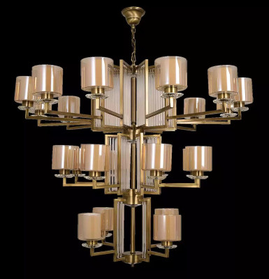 Ceiling light Chandelier Luxury Gold Ceiling lamp Luster Glass Modern