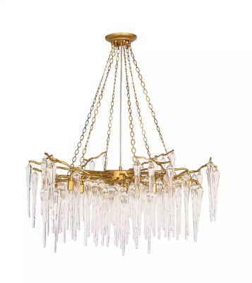 Ceiling lamp Living room Ceiling light Crystal lamp Lamp Light fixture style gold