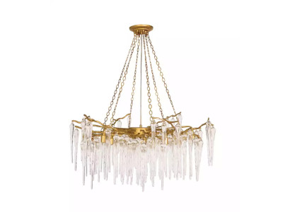 Ceiling lamp Living room Ceiling light Crystal lamp Lamp Light fixture style gold