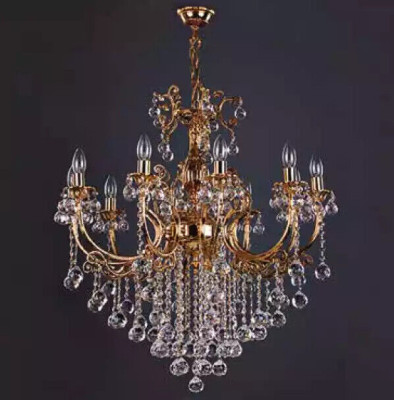 Luxury Lamp Ceiling Chandelier Chandelier Chandelier Ceiling lamp Crystal Gold