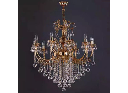 Luxury Lamp Ceiling Chandelier Chandelier Chandelier Ceiling lamp Crystal Gold