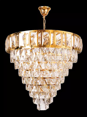 Chandelier ceiling light luxury gold ceiling lamp chandelier crystal 80x90cm