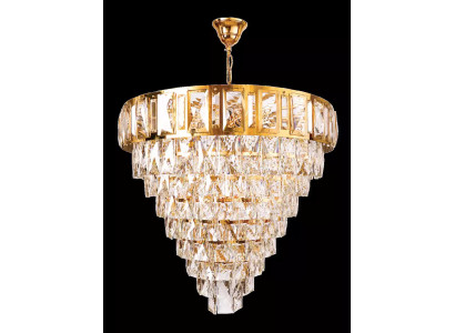 Chandelier ceiling light luxury gold ceiling lamp chandelier crystal 80x90cm