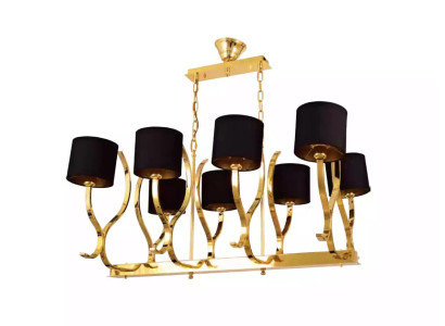 Chandelier ceiling light xxl Light fixture Gold Ceiling lamp Luster Metal