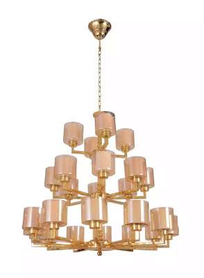 Chandelier ceiling light Modern Gold Ceiling lamp Luster Glass XXL