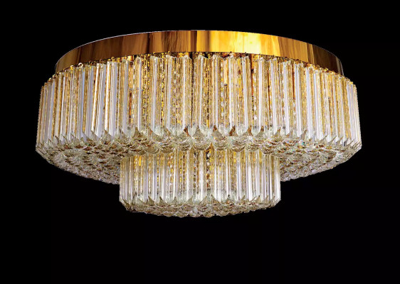 Chandelier ceiling light fixture luxury round chandelier lamp gold lights