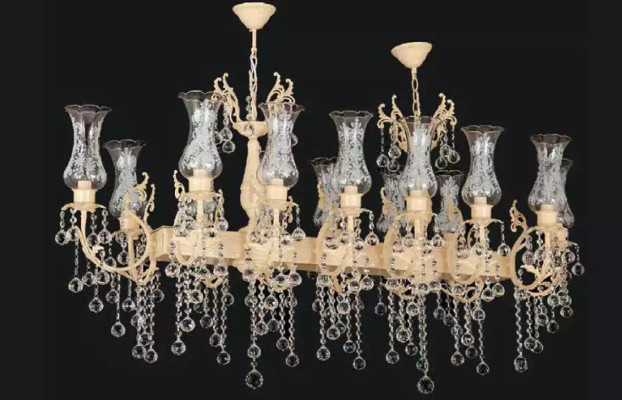 Luxury ceiling chandelier Dining table Lamp Chandelier Ceiling lamp Luster Crystal