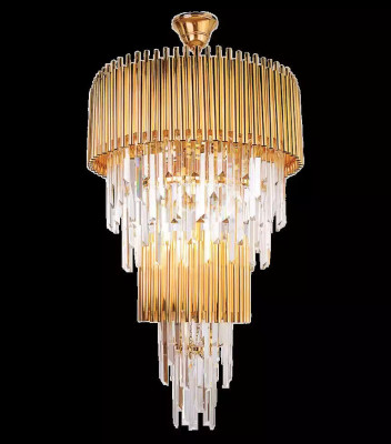Luxury Chandelier Ceiling Light Gold Ceiling lamp Luster Crystal XXL