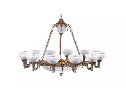 Ceiling light Chandelier Lamp Ceiling lamp Luster Glass 122cm Lamps